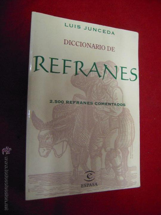 Diccionarios de segunda mano: DICCIONARIO DE REFRANES EDITORIAL ESPASA - Foto 1