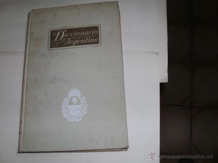 Diccionarios de segunda mano: DICCIONARIO ARGENTINO - - Foto 1