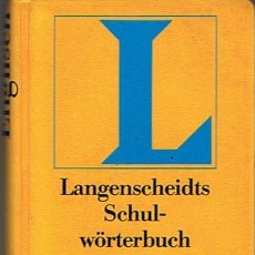 Diccionarios de segunda mano: DICCIONARIO LANGENSCHEIDTS SCHUL - WÖRTERBUCH ENGLISCH - DEUTSCH