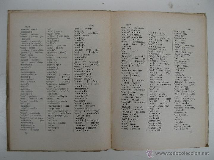 Diccionarios de segunda mano: GRAM&Aacute;TICA, EJERCICIOS Y DICCIONARIO DE ESPERANTO - JOS&Eacute; ANGLADA PRIOR. - Foto 3