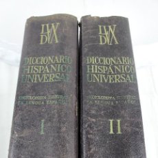 Diccionarios de segunda mano: L- 669. DICCIONARIO HISPANICO UNIVERSAL (2 TOMOS). AÑO 1950. EDICIONES EXITO. ILUSTRADO.
