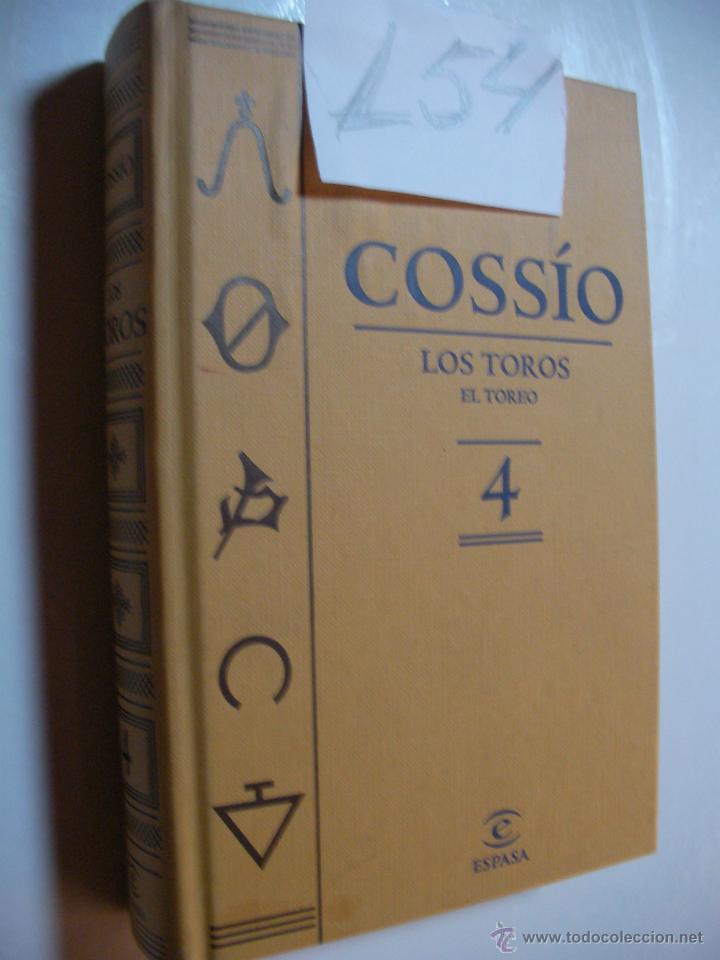 Diccionarios de segunda mano: GRAN VOLUMEN EL COSSIO - LOS TOROS - EL TOREO - Foto 1