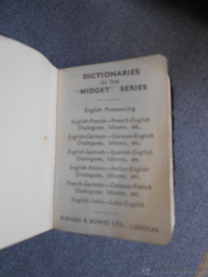 Diccionarios de segunda mano: DICCIONARIO MINI INGLES - FRANCES - Foto 3