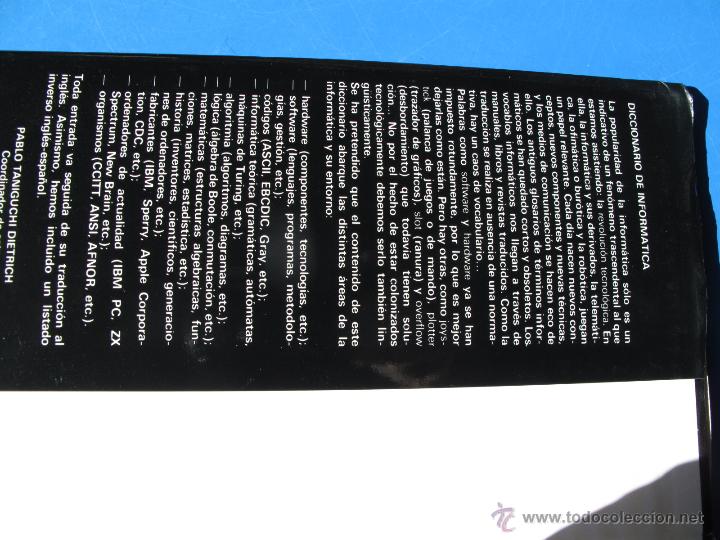 Diccionarios de segunda mano: DICCIONARIO DE INFORM&Aacute;TICA - ANAYA. - Foto 2