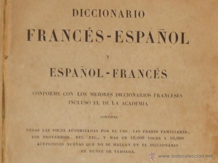 Diccionarios de segunda mano: Diccionario Espa&ntilde;ol-Frances 1897 - Foto 1