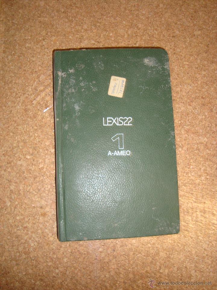 Diccionarios de segunda mano: LEXIS 22 TOMO 1 - Foto 1