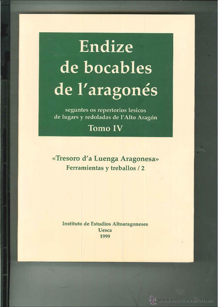 Diccionarios de segunda mano: ENDIZE DE BOCABLES DE LARAGON&Eacute;S, Francho Nagore La&iacute;n - Foto 4