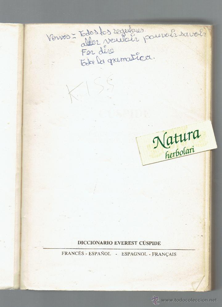 Diccionarios de segunda mano: Diccionario C&uacute;spide Everest. Espa&ntilde;ol - Franc&eacute;s - Foto 2