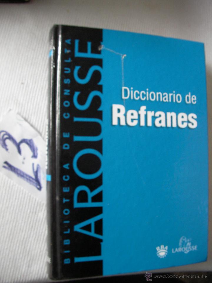 Diccionarios de segunda mano: GRAN TOMO LAROUSSE - DICCIONARIO DE REFRANES - Foto 1