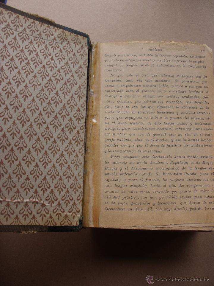 Diccionarios de segunda mano: ANTIGUO DICCIONARIO FRANCES ESPA&Ntilde;OL - Foto 3