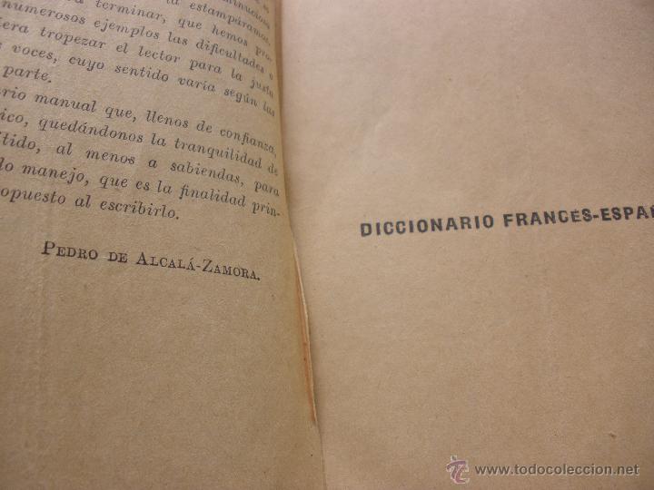 Diccionarios de segunda mano: ANTIGUO DICCIONARIO FRANCES ESPA&Ntilde;OL - Foto 4