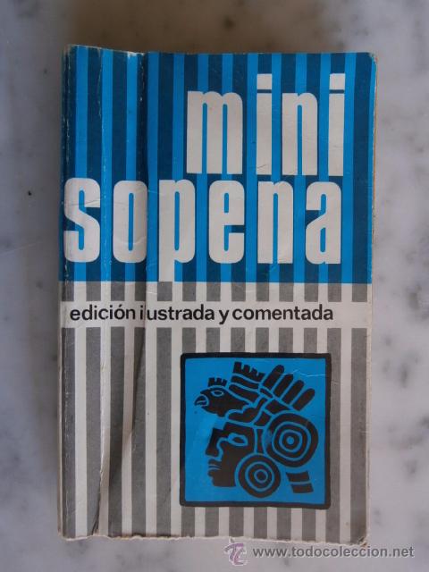 Diccionarios de segunda mano: diccionario mini sopena 1967 - Foto 1