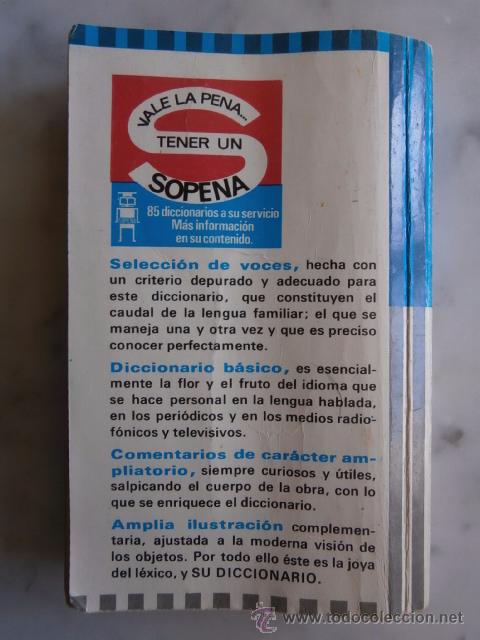 Diccionarios de segunda mano: diccionario mini sopena 1967 - Foto 2