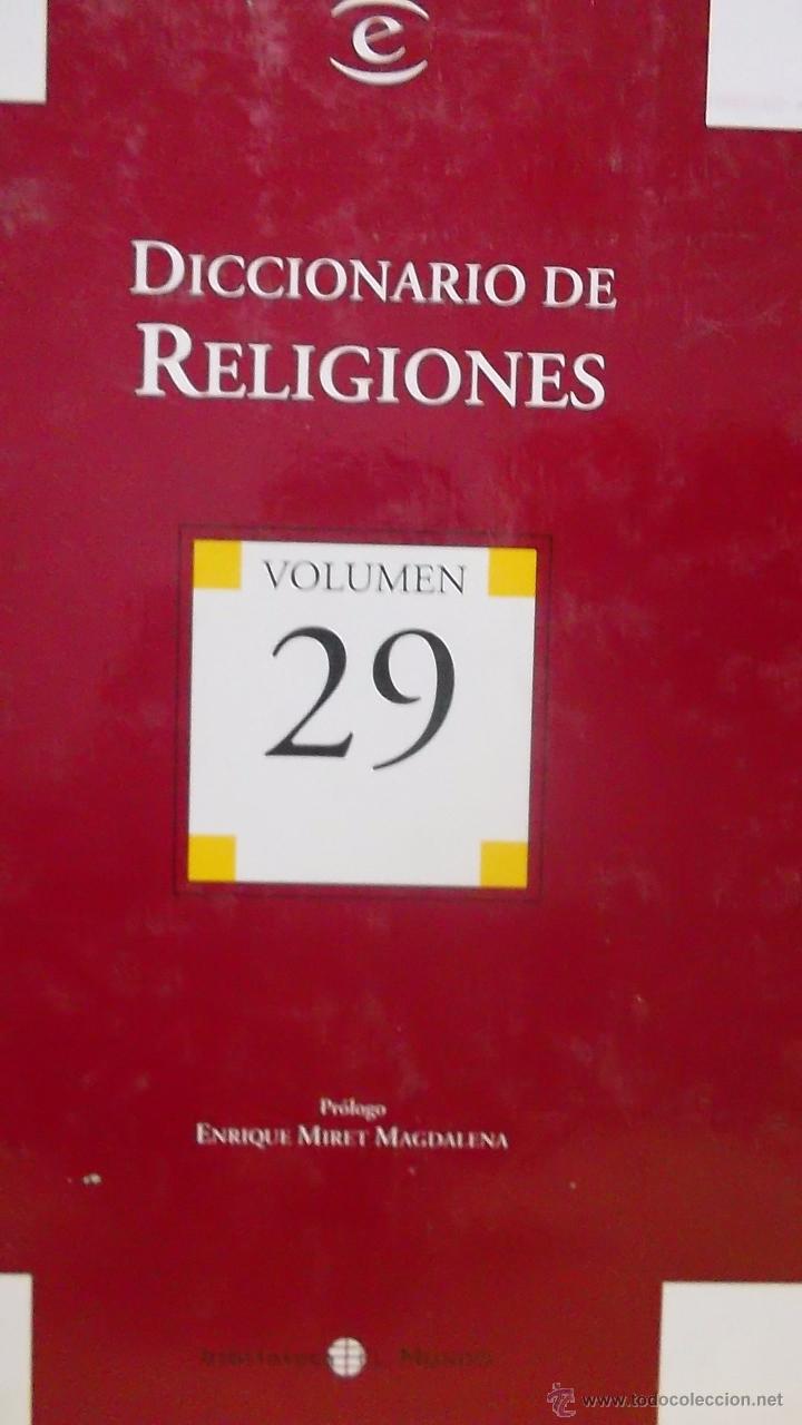 Diccionarios de segunda mano: DICCIONARIO DE RELIGIONES - Foto 1