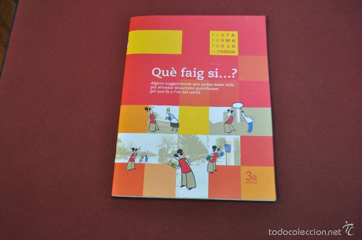 Diccionarios de segunda mano: qu&egrave; faig si ... ? plataforma per la llengua - GR1 - Foto 1