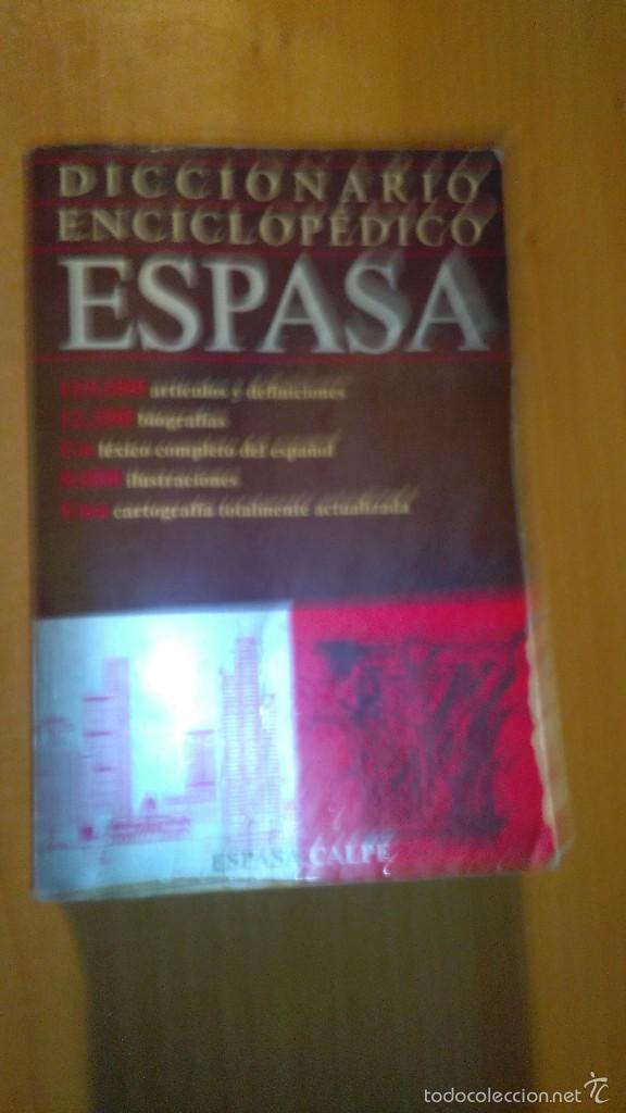Diccionarios de segunda mano: DICCIONARIO ENCICLOPEDICO  ESPASA - Foto 1