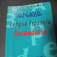 Diccionarios de segunda mano: DICCIONARIO ANAYA LENGUA ESPAÑOLA SECUNDARIA VOX 1378 PAGINAS. Lote 72359179