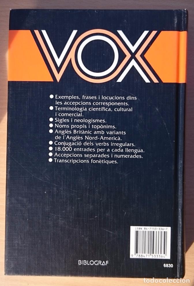 Diccionarios de segunda mano: DICCIONARI VOX ANGL&Egrave;S-CATAL&Agrave; CATAL&Agrave;-ANGL&Egrave;S - Foto 2