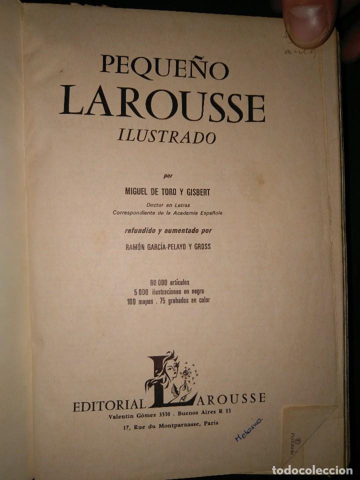 Diccionarios de segunda mano: PEQUE&Ntilde;O LAROUSSE ILUSTRADO - Foto 1