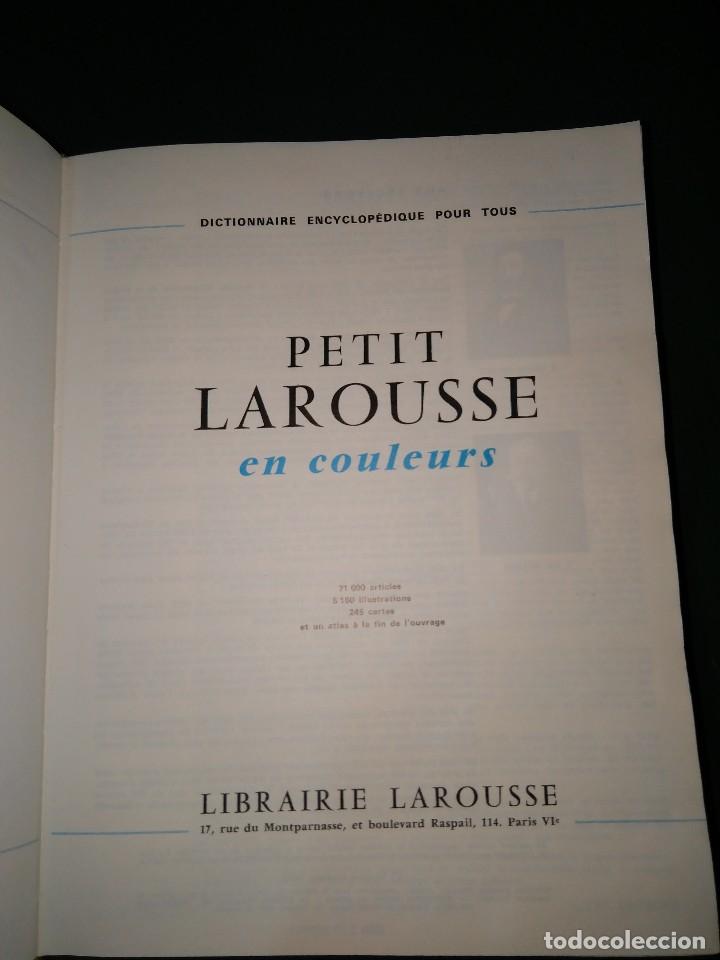 Diccionarios de segunda mano: PETIT LAROUSSE EN COLEURS - Foto 2