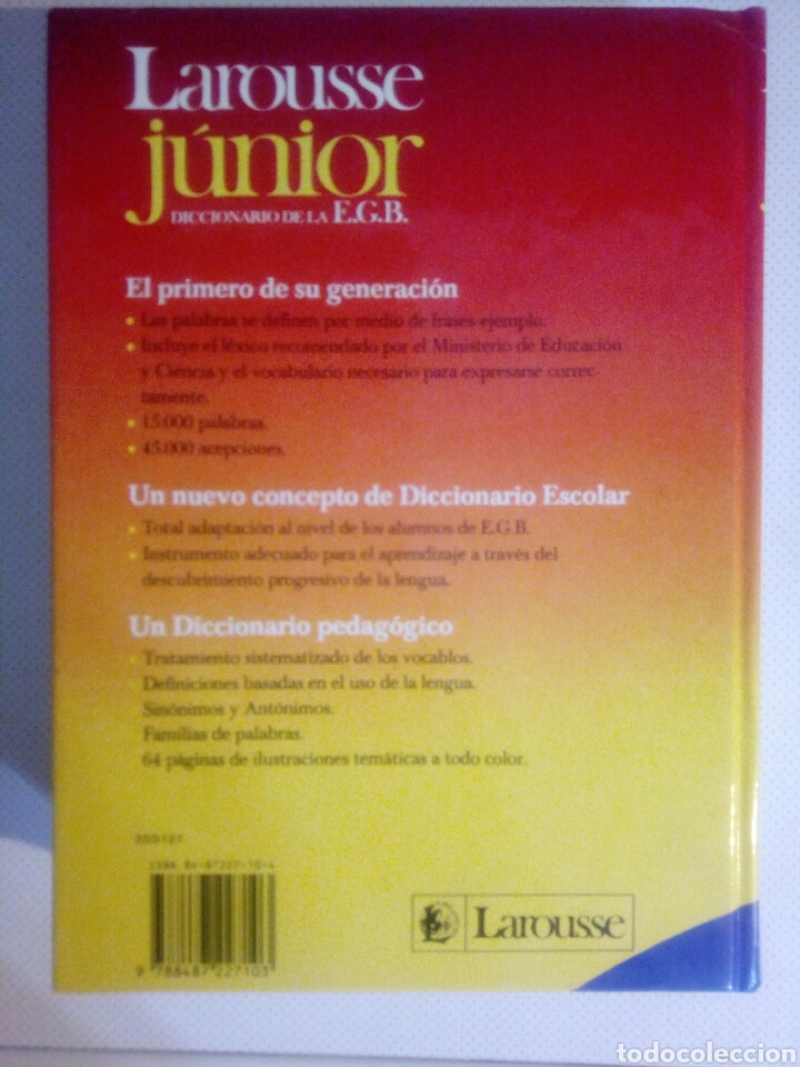 Diccionarios de segunda mano: LAROUSSE J&Uacute;NIOR - Foto 2