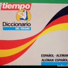 Diccionarios de segunda mano: DICCIONARIO DEL VERANO: ESPAÑOL - ALEMÁN / DEUTSCH - SPANISCH - REVISTA TIEMPO - 1986. Lote 83915504