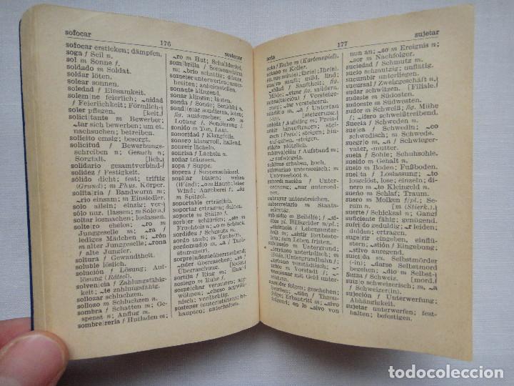 Diccionarios de segunda mano: LANGENSCHEIDTS UNIVERSAL - W&Ouml;RTERBUCH, SPANISCH. 1956 - Foto 3