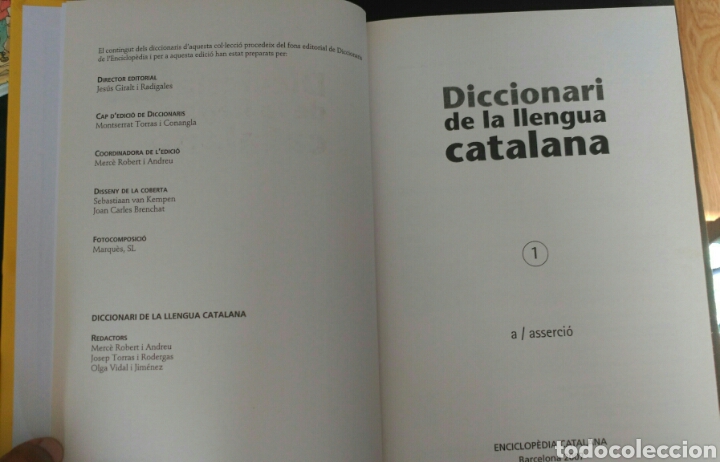 Diccionarios de segunda mano: LIBRO. DICCIONARI DE LA LLENGUA CATALANA - Foto 3