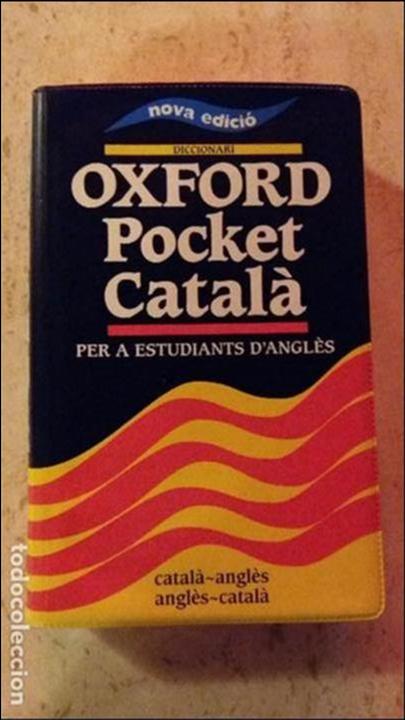 Diccionarios de segunda mano: Oxford Pocket Catal&agrave;, sin usar contiene mini cd - Foto 1