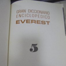Diccionarios de segunda mano: GRAN DICCIONARIO ENCICLOPEDICO EVEREST. 7 TOMOS EDITORIAL EVEREST. 1973. LEER. Lote 132197303