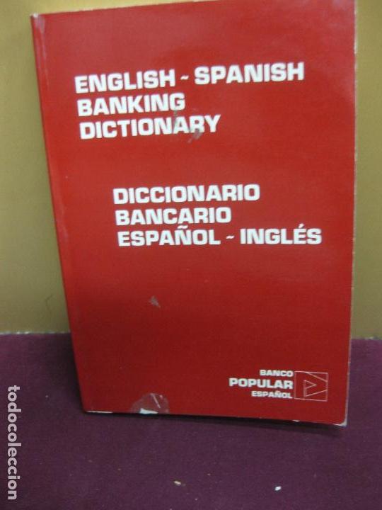 English Spanish Banking Dictionary Diccionar Buy Dictionaries At Todocoleccion