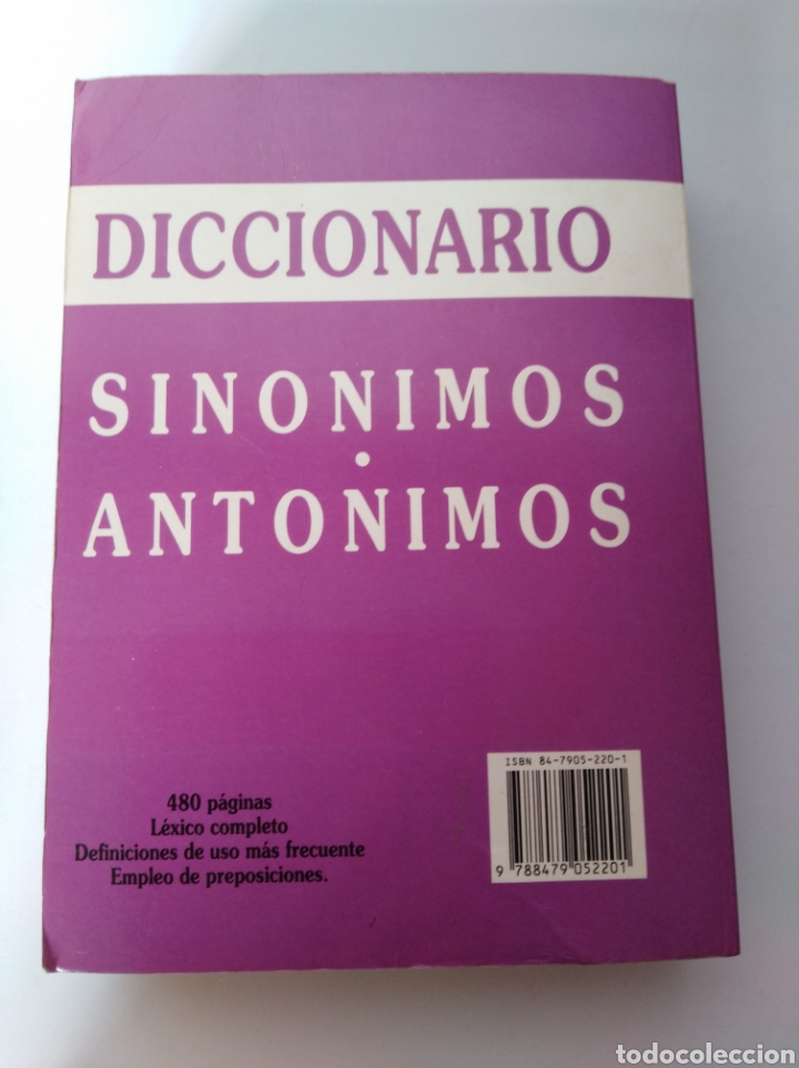 Diccionarios de segunda mano: Diccionario sin&oacute;nimos, ant&oacute;nimos - Foto 1