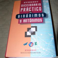 Diccionarios de segunda mano: DICCIONARIO PRÁCTICO DE SINÓNIMOS Y ANTÓNIMOS.. Lote 116325331