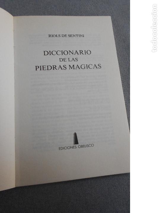 Diccionarios de segunda mano: DICCIONARIO DE LAS PIEDRAS MAGICAS - Foto 3