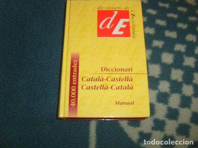 Diccionarios de segunda mano: DICCIONARI MAnUAL , CATALA - CASTELLA . E D - Foto 1