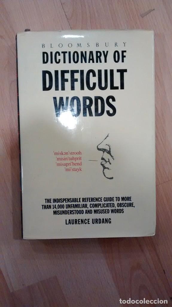 Diccionarios de segunda mano: Dictionary of difficult words. Bloomsbury - Foto 1