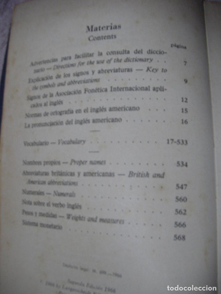 Diccionarios de segunda mano: DICCIONARIO INGLES ESPA&Ntilde;OL - Foto 3