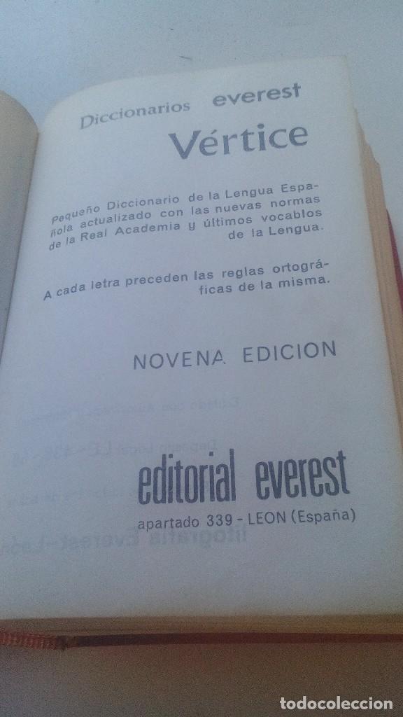 Diccionarios de segunda mano: DICCIONARIO EVEREST VERTICE - Foto 3
