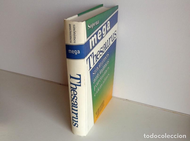Diccionarios de segunda mano: Mega Thesaurus, Sin&oacute;nimos, Ant&oacute;nimos, Par&oacute;nimos - Foto 2