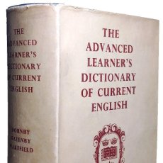 Diccionarios de segunda mano: THE ADVANCED LEARNER’S DICTIONARY OF CURRENT ENGLISH / A. S. HORNBY, ETC. OXFORD ; GEOFFREY, 1956.