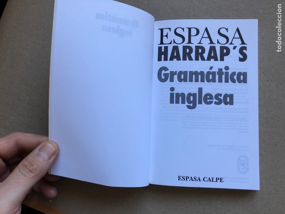 Diccionarios de segunda mano: GRAM&Aacute;TICA INGLESA. ESPASA HARRAPS 1995. - Foto 3