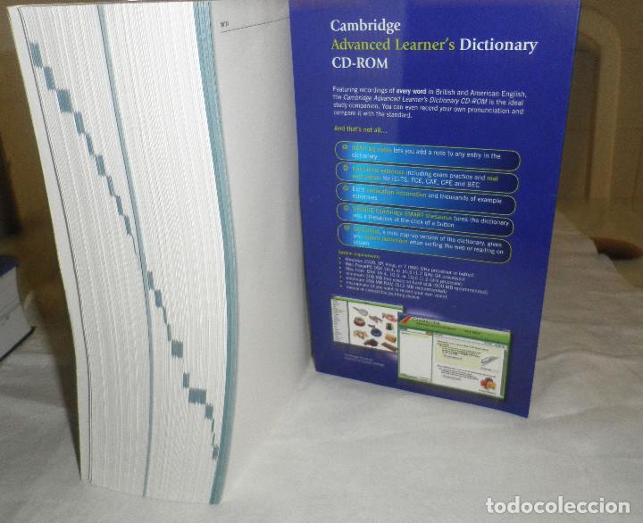 Diccionarios de segunda mano: cambridge advanced leaners dictionary contien cd - Foto 2