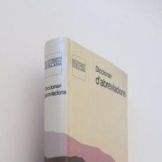 Diccionarios de segunda mano: DICCIONARI D'ABREVIACIONS. Lote 147929130