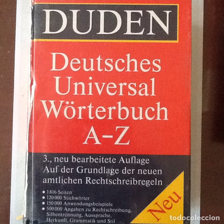 Diccionarios de segunda mano: DUDEN, DEUTSCHES UNIVERSAL W&Ouml;RTERBUCH - Foto 1