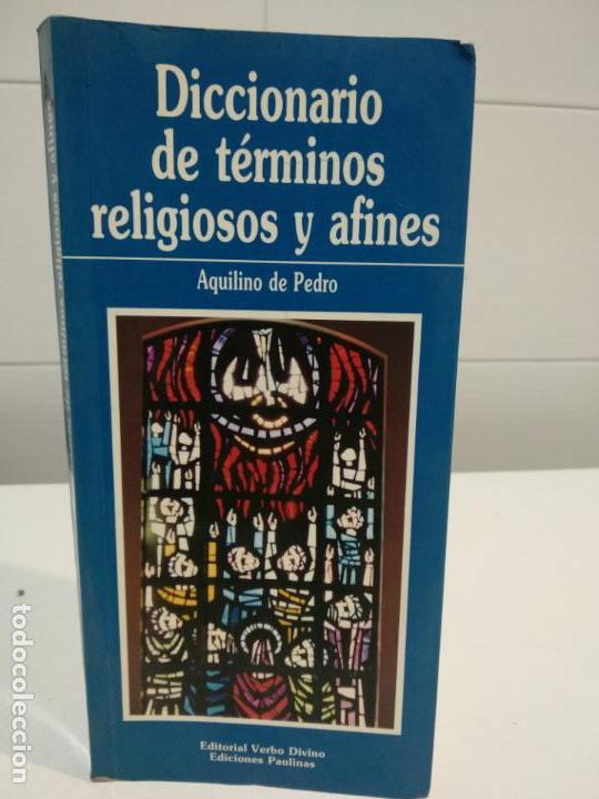 Diccionarios de segunda mano: DICCIONARIO DE TERMINOS RELIGIOSOS Y AFINES - Foto 1