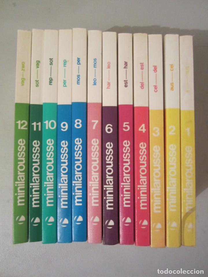 Diccionarios de segunda mano: MINILAROUSSE ILUSTRADO COMPLETA 12 TOMOS - Foto 2