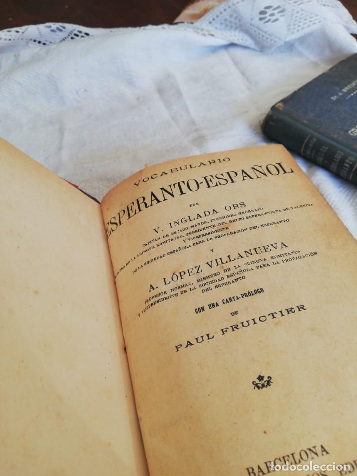 Diccionarios de segunda mano: DOS LIBROS VOCABULARIO Y GRAMATICA ESPERANTO - Foto 3