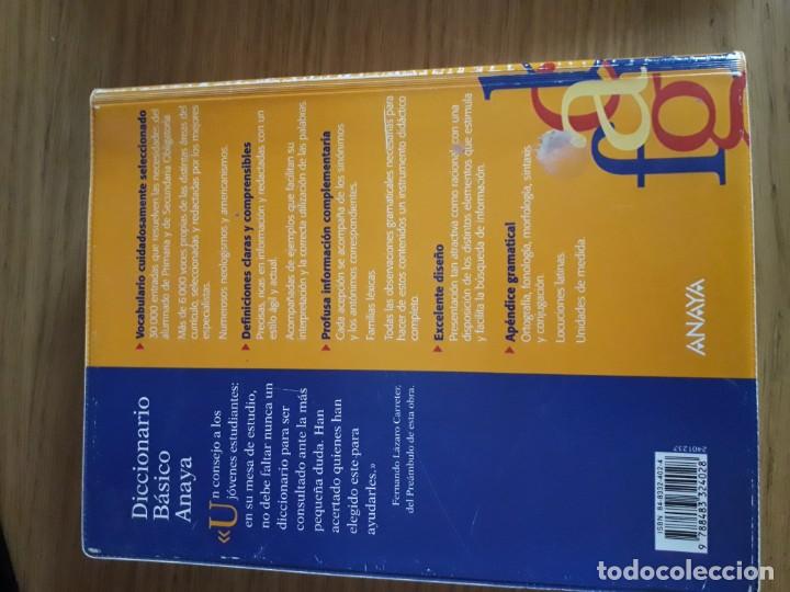 Diccionarios de segunda mano: DICCIONARIO B&Aacute;SICO ANAYA - Foto 2