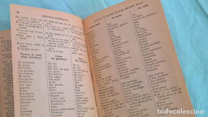 Diccionarios de segunda mano: aprender Ingles en 10 dias..a&ntilde;os 50. - Foto 3