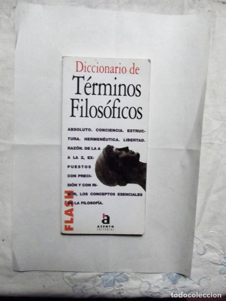 Diccionarios de segunda mano: DICCIONARIO DE TERMINOS FILOSOFICOS - Foto 1